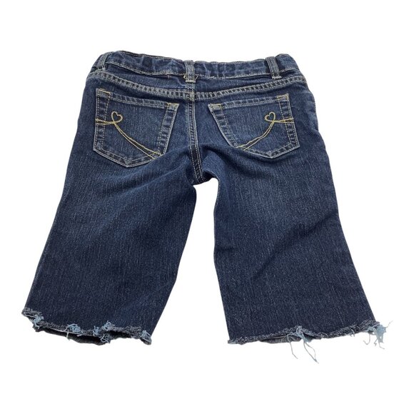 Childrens Place Girls Bootcut Stretch Denim Jeans Blue Size 6 Adjustable Waist - Picture 2 of 11